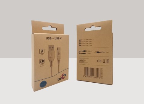 Kabel USB-USB C 1m.ekologiczny 2.0. 3A Kabel USB-USB C 1m.ekologiczny 2.0. 3A