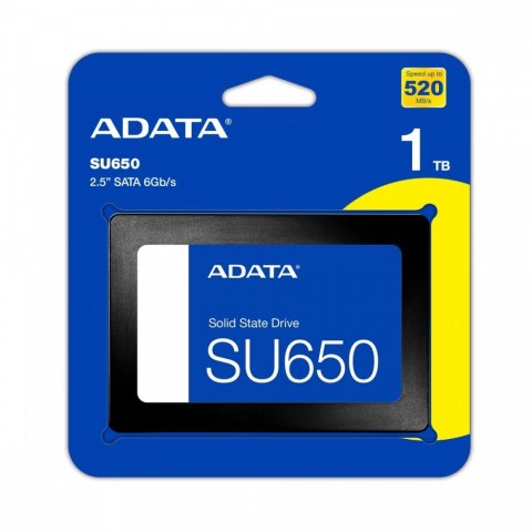 Dysk SSD Ultimate SU650 1TB 2.5 cala S3 3D TLC Retail Dysk SSD Ultimate SU650 1TB 2.5 cala S3 3D TLC Retail