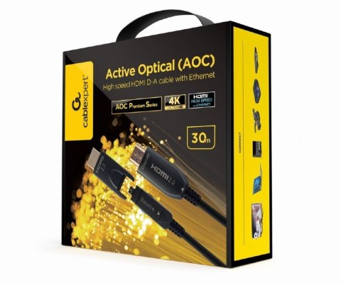 Kabel AOC High Speed HDMI with ethernet 30 m z adapterem D/A Kabel AOC High Speed HDMI with ethernet 30 m z adapterem D/A