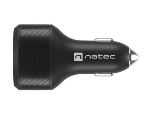 Ładowarka samochodowa Coney 2x USB 1x USB-C QC 3.0 Power Delivery 84W Czarna Ładowarka samochodowa Coney 2x USB 1x USB-C QC 3.0 Power Delivery 84W Czarna