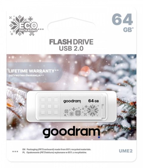Pendrive UME2 64GB USB 2.0 Winter Pendrive UME2 64GB USB 2.0 Winter