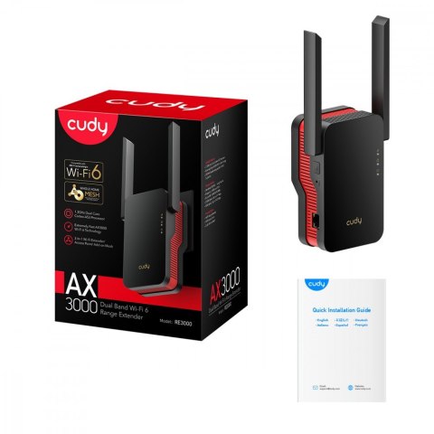 Wzmacniacz sygnału WiFi Mesh RE3000 AX3000 Wzmacniacz sygnału WiFi Mesh RE3000 AX3000