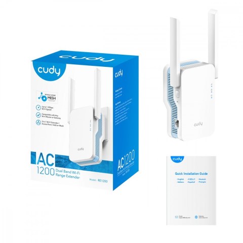 Wzmacniacz sygnału WiFi RE1200 Mesh AC1200 Wzmacniacz sygnału WiFi RE1200 Mesh AC1200