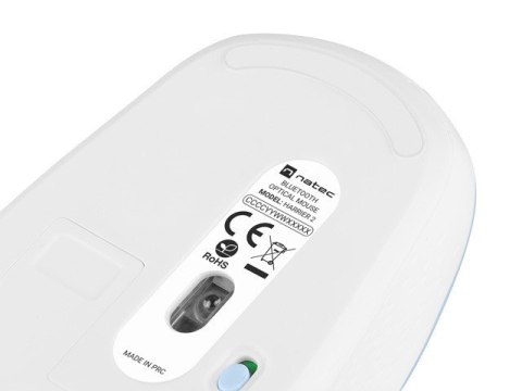 Mysz bezprzewodowa Harrier 2 Bluetooth 5.1 biało-niebieska Mysz bezprzewodowa Harrier 2 Bluetooth 5.1 biało-niebieska