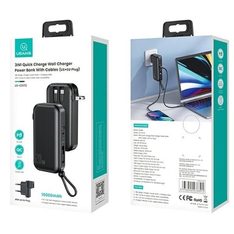 Powerbank PB63 3in1 10000mAh 20W Powerbank PB63 3in1 10000mAh 20W
