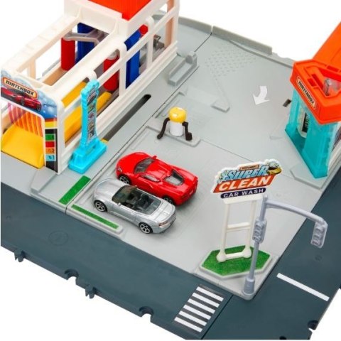Zestaw Matchbox Prawdziwe Przygody Myjnia samochodowa Zestaw Matchbox Prawdziwe Przygody Myjnia samochodowa