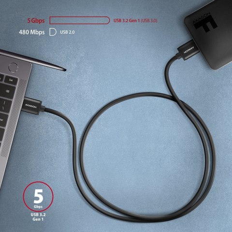BUMM3-AM10AB Kabel Micro-B USB USB-A 3.2 Gen 1, 1m, 3A, ALU, PVC Czarny BUMM3-AM10AB Kabel Micro-B USB USB-A 3.2 Gen 1, 1m, 3A, ALU, PVC Czarny