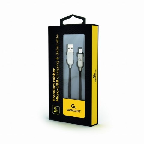 Kabel Micro-USB 2m czarny Kabel Micro-USB 2m czarny