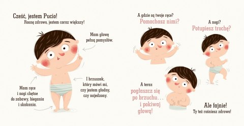 Książeczka Pucio rośnie zdrowo Książeczka Pucio rośnie zdrowo