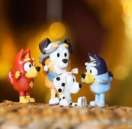 Bluey Figurki 4pak Szkolna paczka Bluey Figurki 4pak Szkolna paczka