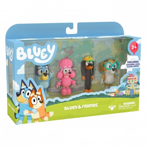 Figurki Bluey 4-pak Przyjaciele Figurki Bluey 4-pak Przyjaciele