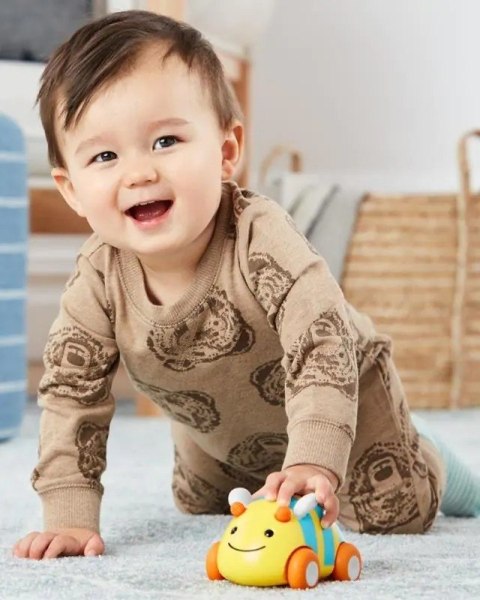 Samochodzik z napędem Pull & Go - Pszczoła Samochodzik z napędem Pull & Go - Pszczoła