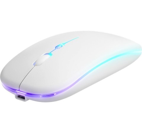 Mysz bezprzewodowa silent click TOUCH MM-997 akumulator 800/1200/1600 DPI biała Mysz bezprzewodowa silent click TOUCH MM-997 akumulator 800/1200/1600 DPI biała