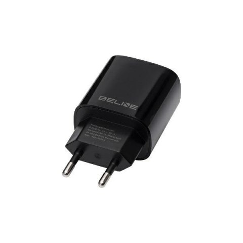 Ładowarka sieciowa 20W USB-C + USB-A czarna Ładowarka sieciowa 20W USB-C + USB-A czarna