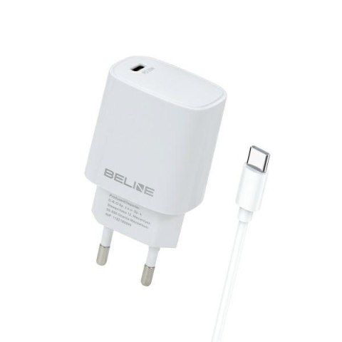 Ładowarka sieciowa 20W USB-C + kabel USB-C, biała Ładowarka sieciowa 20W USB-C + kabel USB-C, biała
