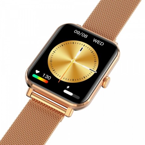 Smartwatch GRC CLASSIC Złoty stalowy Smartwatch GRC CLASSIC Złoty stalowy