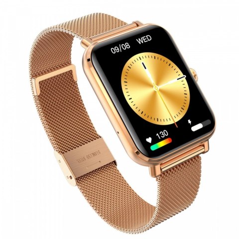 Smartwatch GRC CLASSIC Złoty stalowy Smartwatch GRC CLASSIC Złoty stalowy