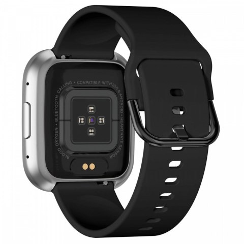 Smartwatch GRC Style Srebrno-czarny Smartwatch GRC Style Srebrno-czarny