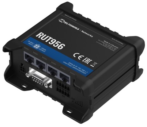 Router LTE RUT956 (Cat 4), 2G, GNSS, WiFi Router LTE RUT956 (Cat 4), 2G, GNSS, WiFi
