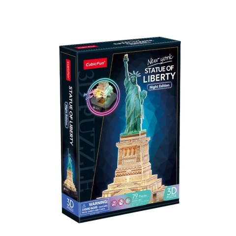 Puzzle 3D LED Statua Wolności (wersja nocna) Puzzle 3D LED Statua Wolności (wersja nocna)