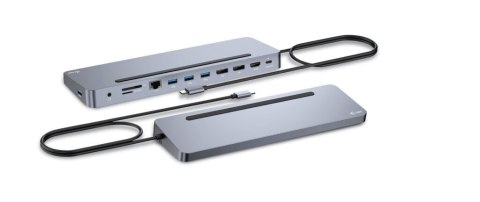 Stacja dokująca USB-C Metal Ergonomic 4K 3x Display Docking Station PD 100W Stacja dokująca USB-C Metal Ergonomic 4K 3x Display Docking Station PD 100W