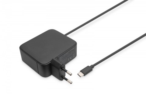 Ładowarka sieciowa zasilacz 1x USB-C PD 3.0 max. 100W GaN zintegrowany kabel 1,2m Czarna Ładowarka sieciowa zasilacz 1x USB-C PD 3.0 max. 100W GaN zintegrowany kabel 1,2m Czarna