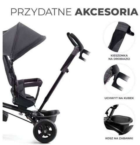 Rowerek trójkołowy AVEO MALACHITE GREY
