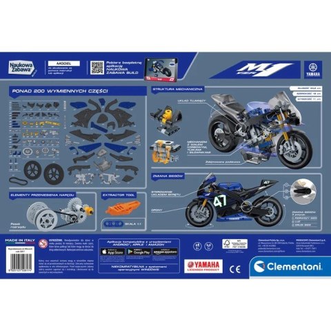 Zestaw konstrukcyjny Laboratorium Mechaniki - Yamaha M1 Zestaw konstrukcyjny Laboratorium Mechaniki - Yamaha M1