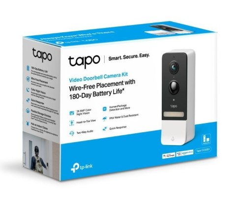 Wideodzwonek do drzwi Tapo Smart z zasilaniem bateryjnym D230S1 Wideodzwonek do drzwi Tapo Smart z zasilaniem bateryjnym D230S1