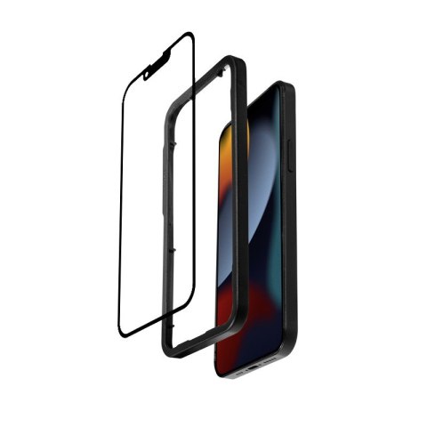 Szkło ochronne Anti-Bacterial 3D Armour Glass iPhone 16e / iPhone 14 / iPhone 13 / iPhone 13 Pro z ramką instalacyjną Szkło ochronne Anti-Bacterial 3D Armour Glass iPhone 16e / iPhone 14 / iPhone 13 / iPhone 13 Pro z ramką instalacyjną