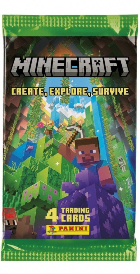 Saszetki z kartami Minecraft display 36 sztuk Saszetki z kartami Minecraft display 36 sztuk
