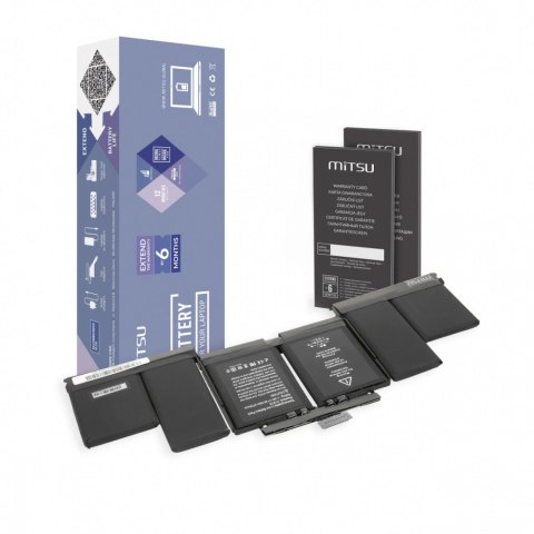 Bateia A1618 do MacBook Pro 15 Retina A1398 2015 8755 mAh (99.5 Wh) Bateia A1618 do MacBook Pro 15 Retina A1398 2015 8755 mAh (99.5 Wh)