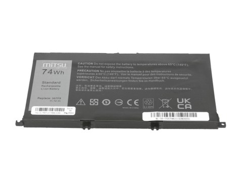 Bateria Dell Inspiron 357F9 5577 7557 6600mAh Bateria Dell Inspiron 357F9 5577 7557 6600mAh