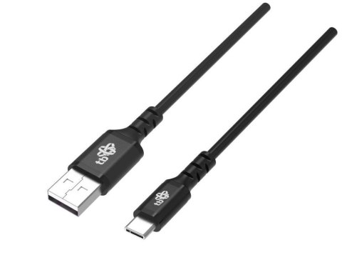 Kabel USB-USB C 1,5 m silikonowy czarny Kabel USB-USB C 1,5 m silikonowy czarny