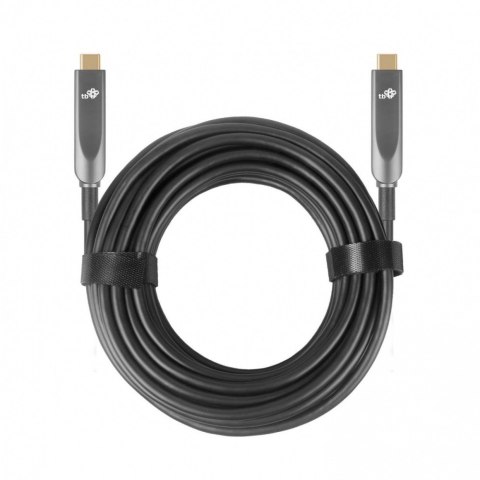 Kabel video USB C-C optyczny 4K hybryda 5m Kabel video USB C-C optyczny 4K hybryda 5m