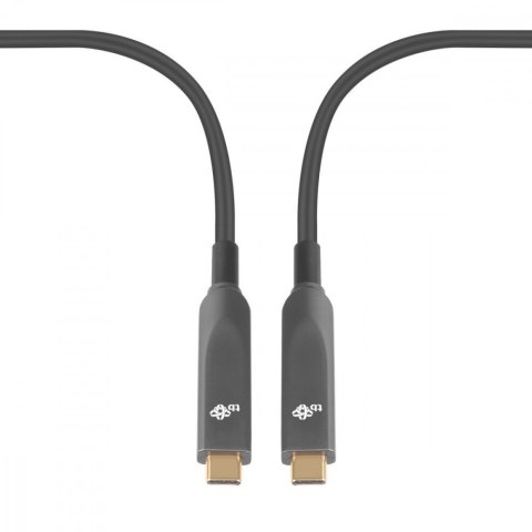 Kabel video USB C-C optyczny 4K hybryda 5m Kabel video USB C-C optyczny 4K hybryda 5m