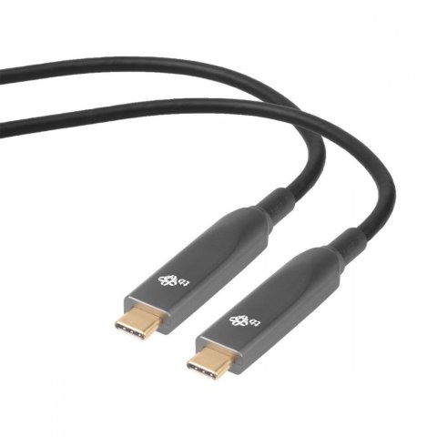 Kabel video USB C-C optyczny 4K hybryda 5m Kabel video USB C-C optyczny 4K hybryda 5m
