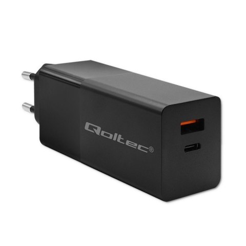 Ładowarka GaN Power Pro | 1xUSB-C | 1xUSB | 100W | 5-20V | 1.5-5A| PD | Czarna Ładowarka GaN Power Pro | 1xUSB-C | 1xUSB | 100W | 5-20V | 1.5-5A| PD | Czarna