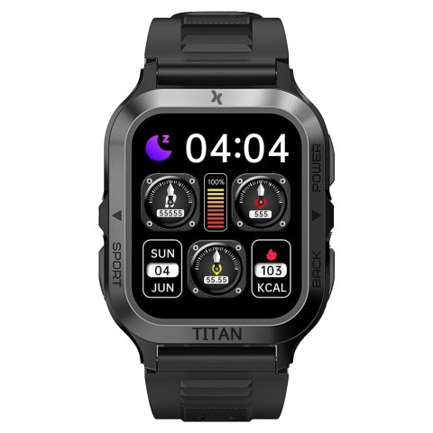 Smartwatch Fit FW67 Titan Pro Grafitowy Smartwatch Fit FW67 Titan Pro Grafitowy