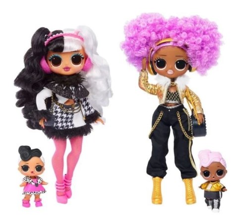 Zestaw lalek L.O.L. Surprise Winter Disco OMG Dollie & 24K DJ Zestaw lalek L.O.L. Surprise Winter Disco OMG Dollie & 24K DJ