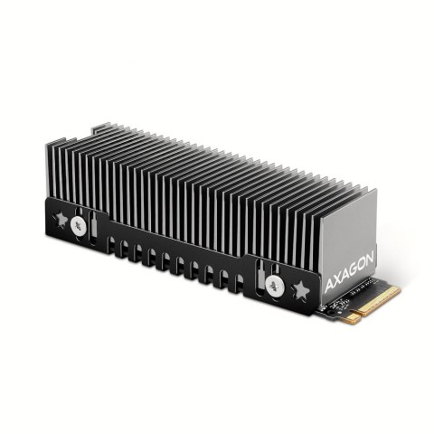 CLR-M2XT Chłodnica aluminiowa pasywna do dysku M.2 SSD, ALU korpus, silikonowe podkładki termiczne, wysokość 24mm CLR-M2XT Chłodnica aluminiowa pasywna do dysku M.2 SSD, ALU korpus, silikonowe podkładki termiczne, wysokość 24mm
