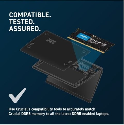 Pamięć do notebooka DDR5 SODIMM 32GB(2*16) /5600 CL46 (16Gbit) Pamięć do notebooka DDR5 SODIMM 32GB(2*16) /5600 CL46 (16Gbit)