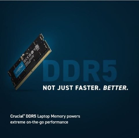 Pamięć do notebooka DDR5 SODIMM 32GB(2*16) /5600 CL46 (16Gbit) Pamięć do notebooka DDR5 SODIMM 32GB(2*16) /5600 CL46 (16Gbit)