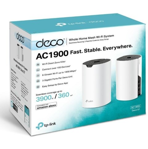 System WiFi Deco S7(2-pak) AC1900 System WiFi Deco S7(2-pak) AC1900
