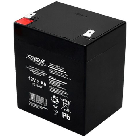Akumulator żelowy 12V 5Ah XTREME 101x90x70 Akumulator żelowy 12V 5Ah XTREME 101x90x70