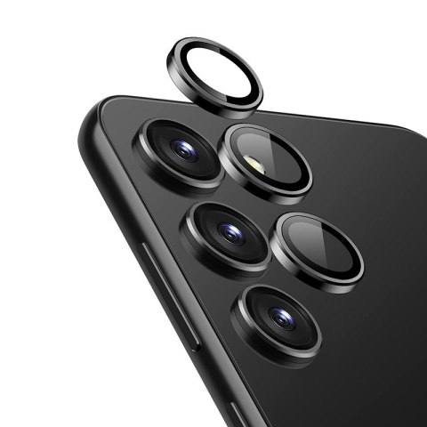 Szkło hartowane na obiektyw aparatu Samsung Galaxy S24 Czarne Szkło hartowane na obiektyw aparatu Samsung Galaxy S24 Czarne