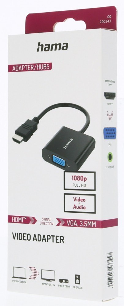 Adapter HDMI VGA + jack 3.5 mm Adapter HDMI VGA + jack 3.5 mm