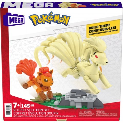 Klocki Mega Pokemon Klocki Ewolucja Vulpixa Klocki Mega Pokemon Klocki Ewolucja Vulpixa