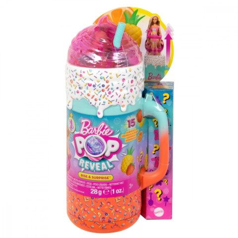 Lalka Barbie Pop Reveal Zestaw prezentowy Tropikalne smoothie Lalka Barbie Pop Reveal Zestaw prezentowy Tropikalne smoothie