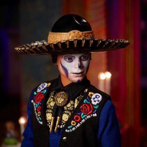 Lalka kolekcjonerska Barbie Signature Ken Dia De Muertos 2022 Lalka kolekcjonerska Barbie Signature Ken Dia De Muertos 2022
